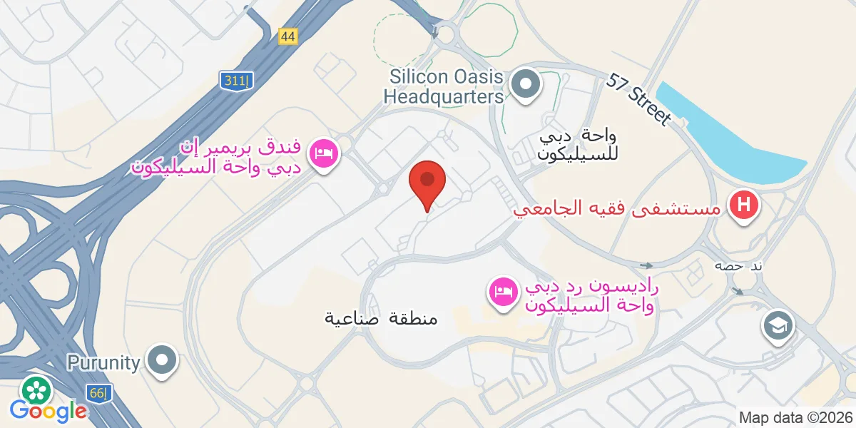 موقع الشركة على الخريطة