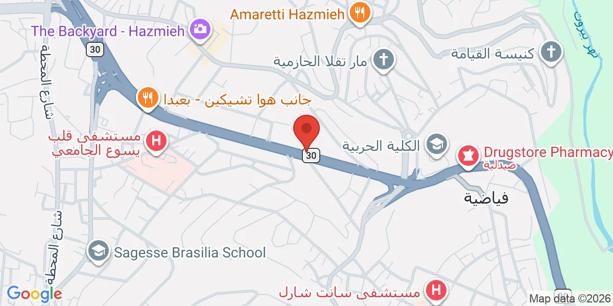 موقع الشركة على الخريطة