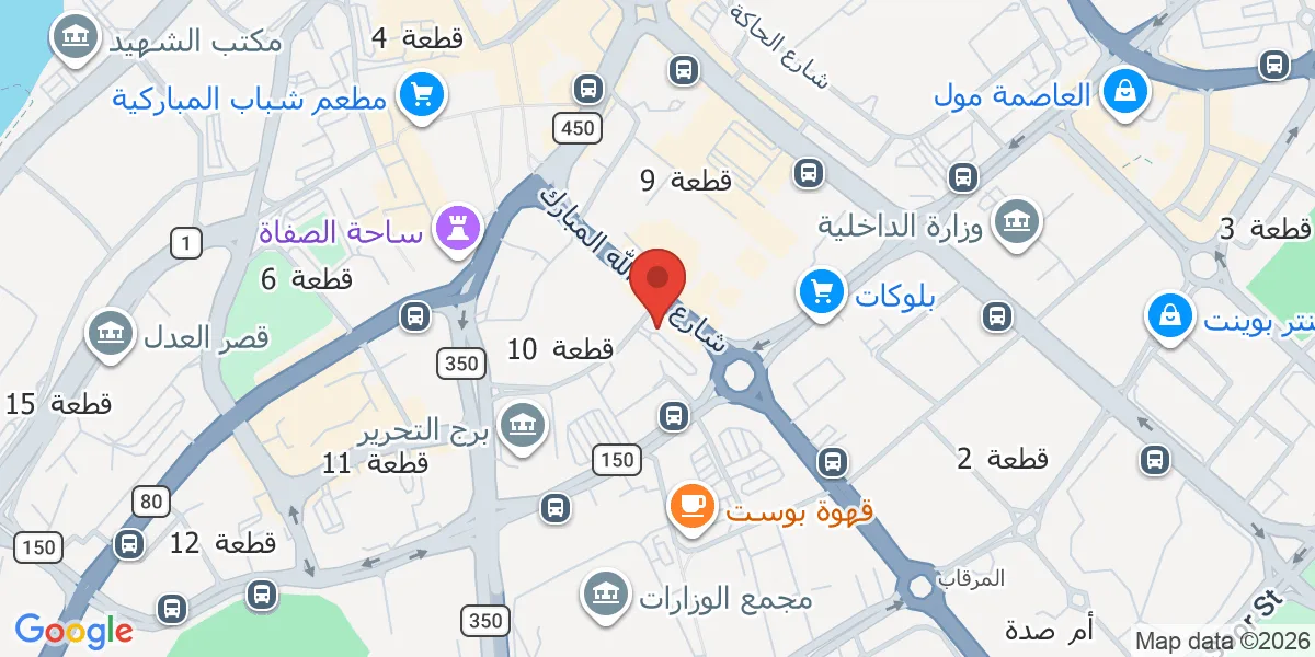 موقع الشركة على الخريطة