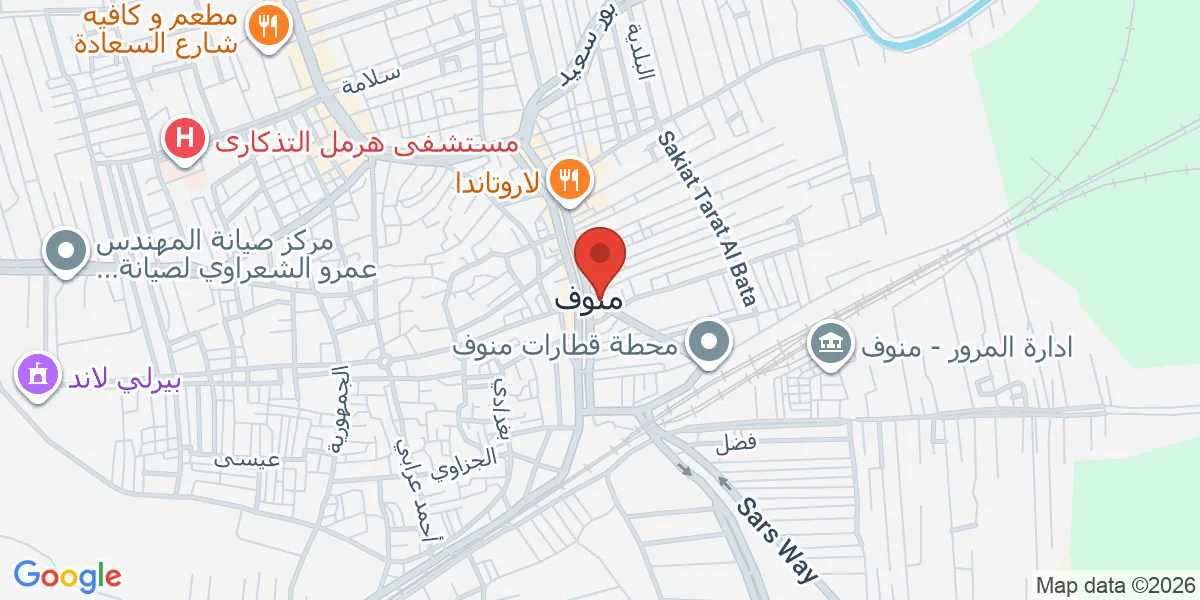 موقع الشركة على الخريطة