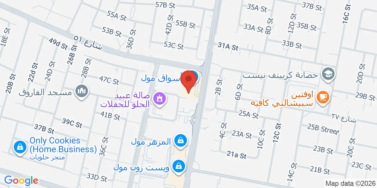 موقع الشركة على الخريطة
