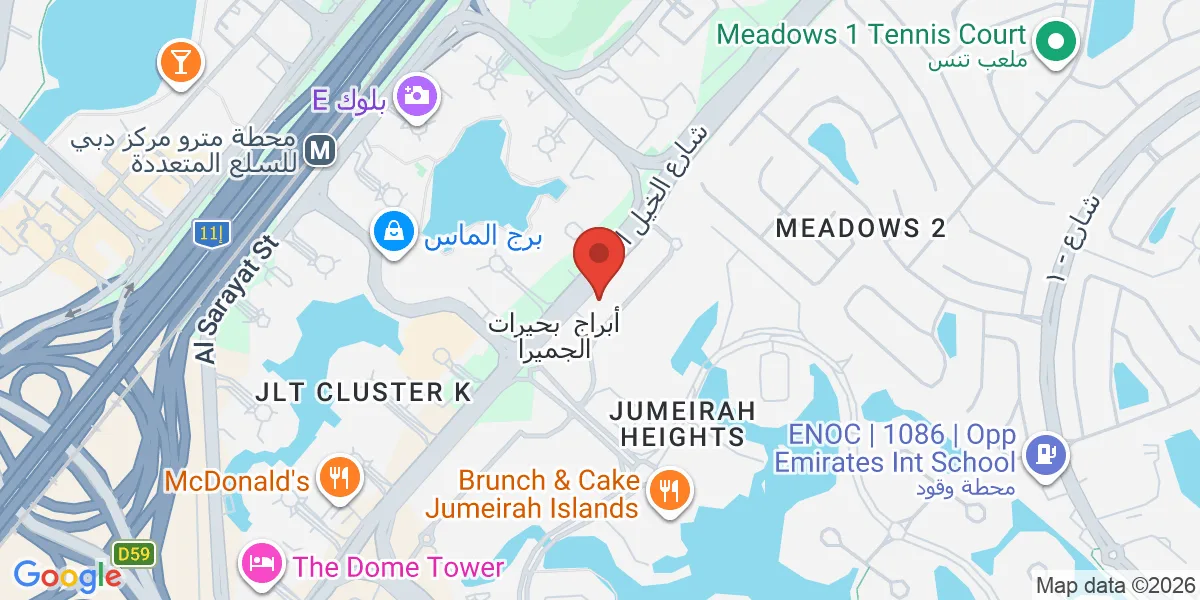 موقع الشركة على الخريطة
