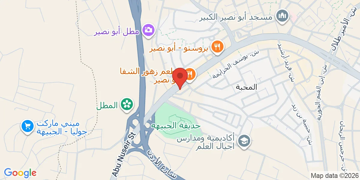 موقع الشركة على الخريطة